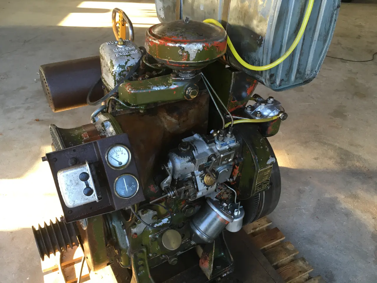 Billede 3 - Stationær Ruston Hornsby motor