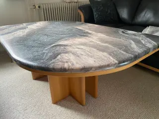 💎 SMUKT Natursten Sofabord (Tungt!)