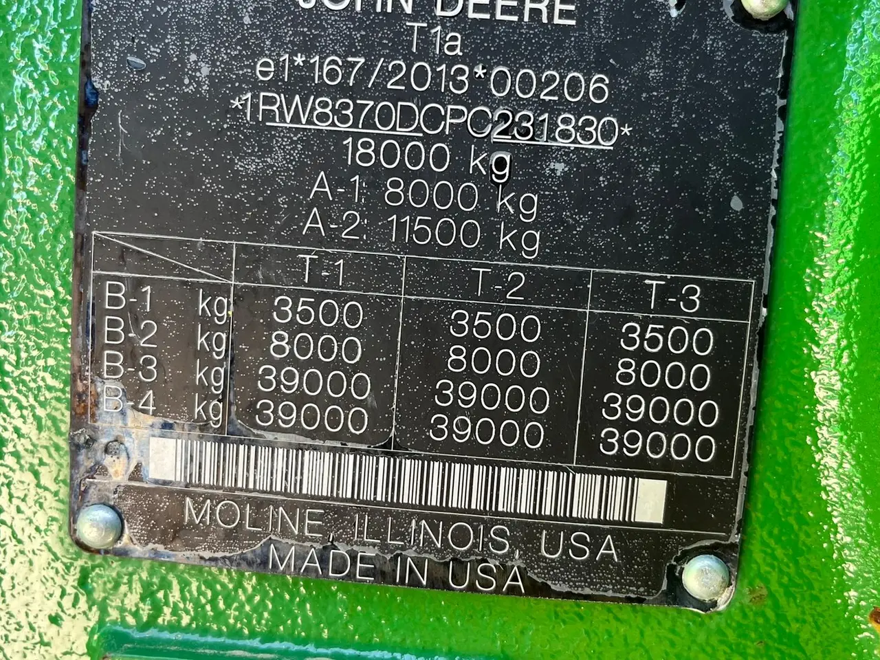 Billede 23 - John Deere 8R 370 Command PRO, med den store Michelin UltraFlex High Traction dæk montering. DEN ER SOM NY.