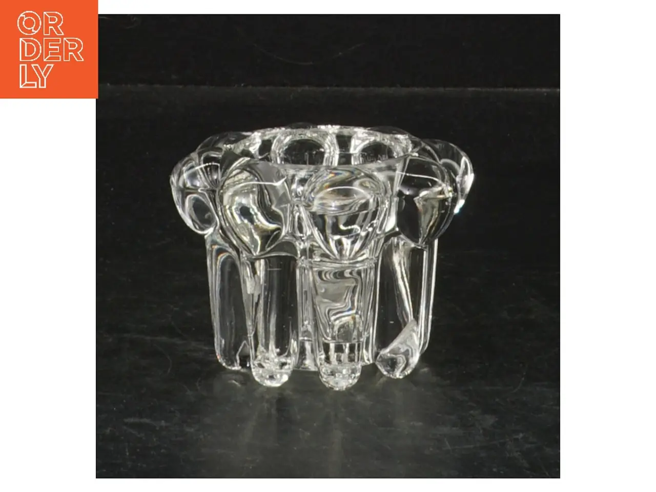 Billede 1 - Glas lysestage (str. Ø 7 cm)