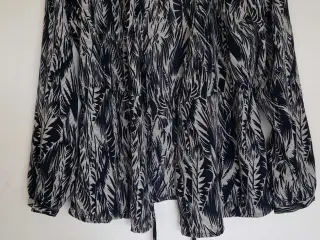 Cardigan med natur mønster