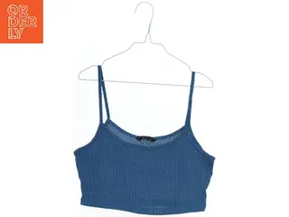 Blå top med stropper fra SHEIN (str. 158)