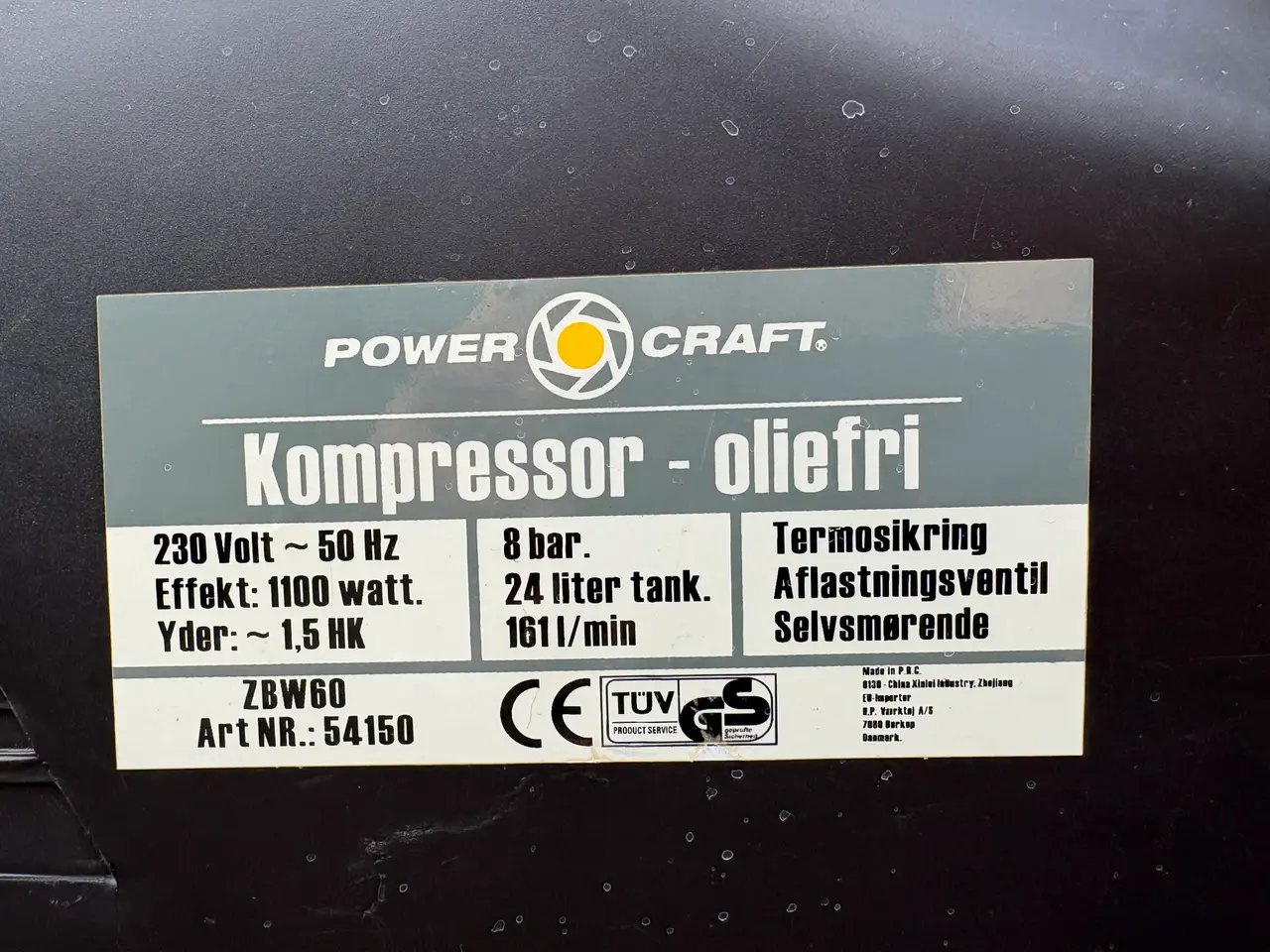 Billede 4 - Trykluft kompressor med oliefri luft,