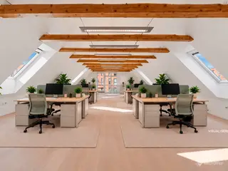 311 m2 charmerende ”mini-kontordomicil” tæt på Glostrup Station med adgang til fælles kantine