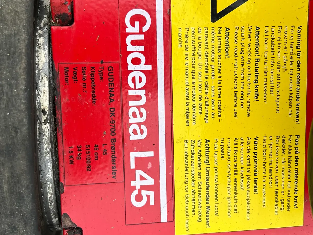Billede 6 - Gudenaa L45 selvkørende cylinderklipper