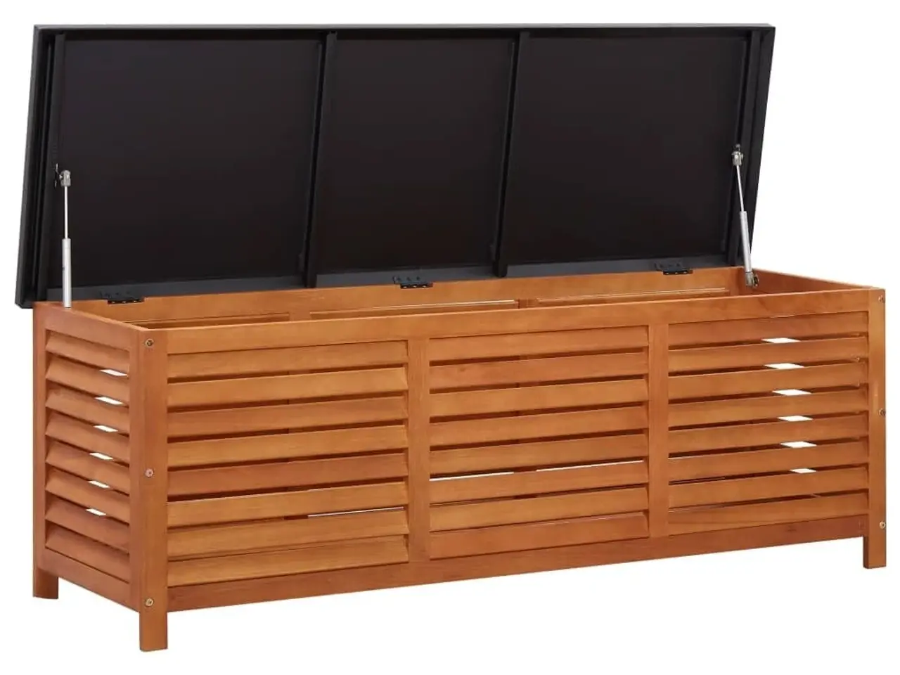 Billede 4 - Opbevaringskasse til haven 150 x 50 x 55 cm i massivt eukalyptustræ