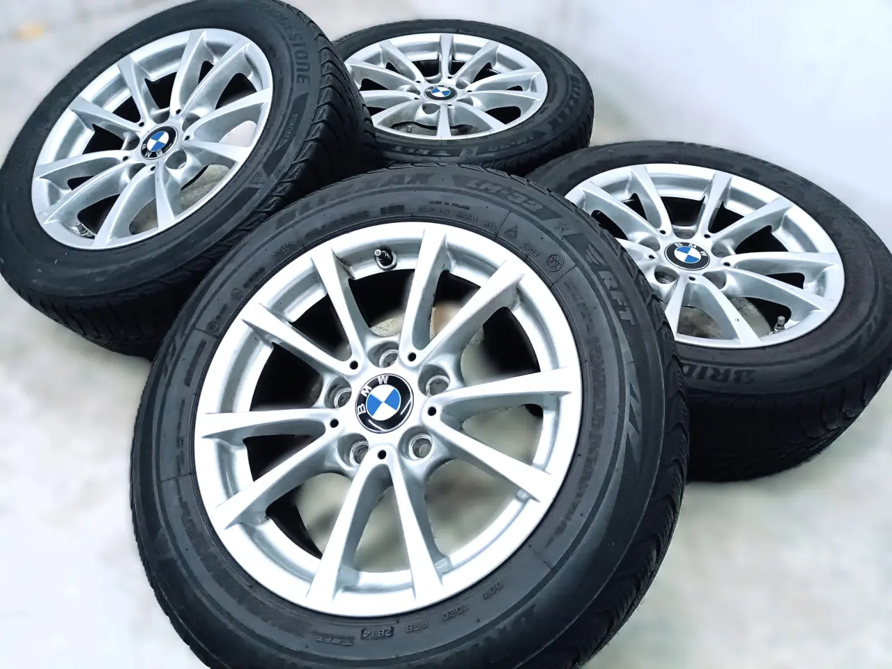 Billede 2 - 5x120 16" ET31, nav 72,6ø BMW vintersæt inkl.TPMS