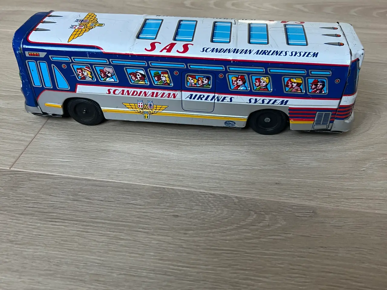 Billede 1 - Leksaksbuss, Plåt, SAS flygbuss