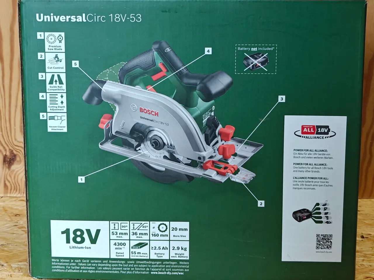 Billede 5 - Bosch UniversalCirc 18v-53 Rundsav (Uden batteri)