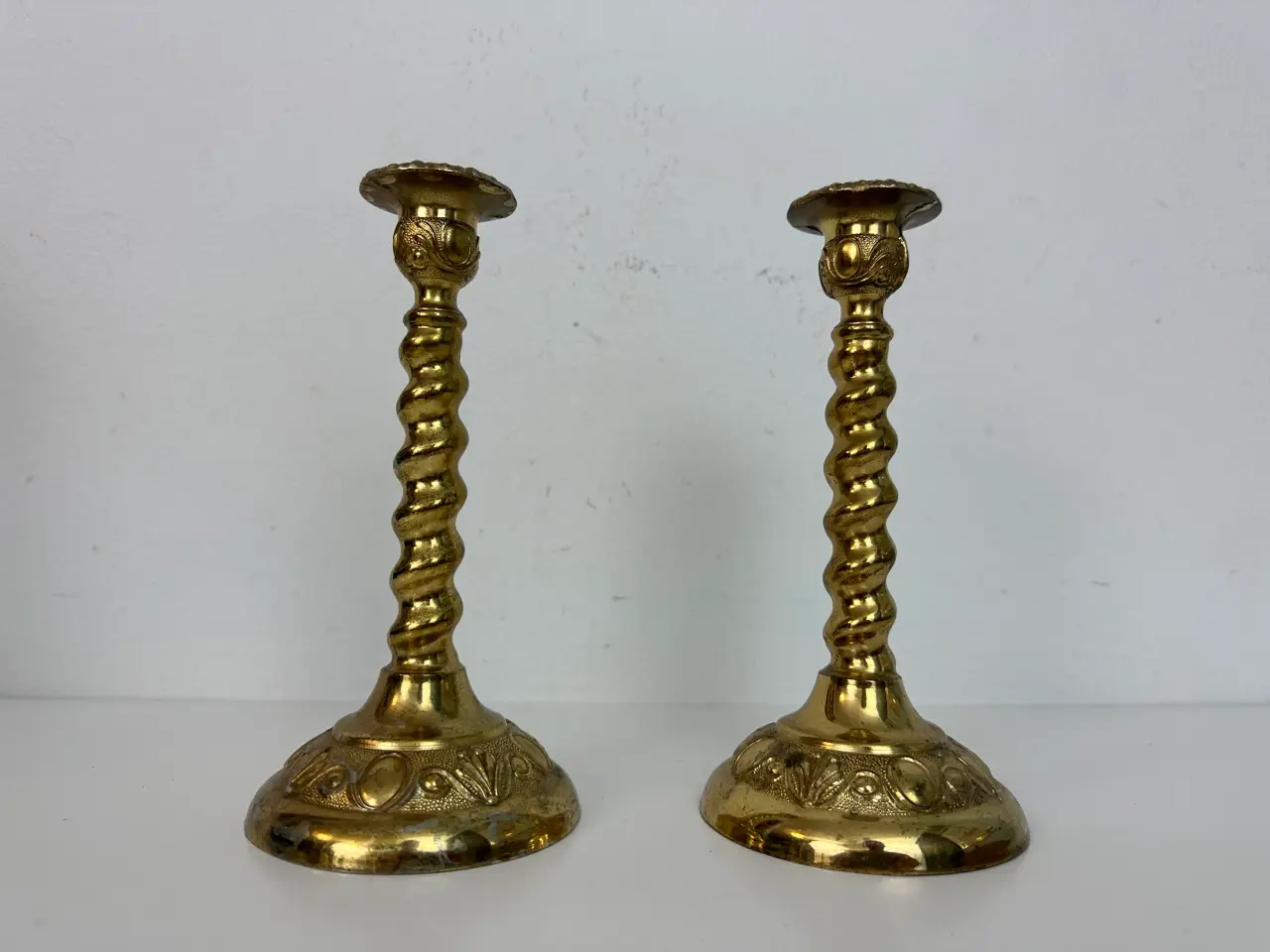 Billede 2 - Engelske, retro messing stager