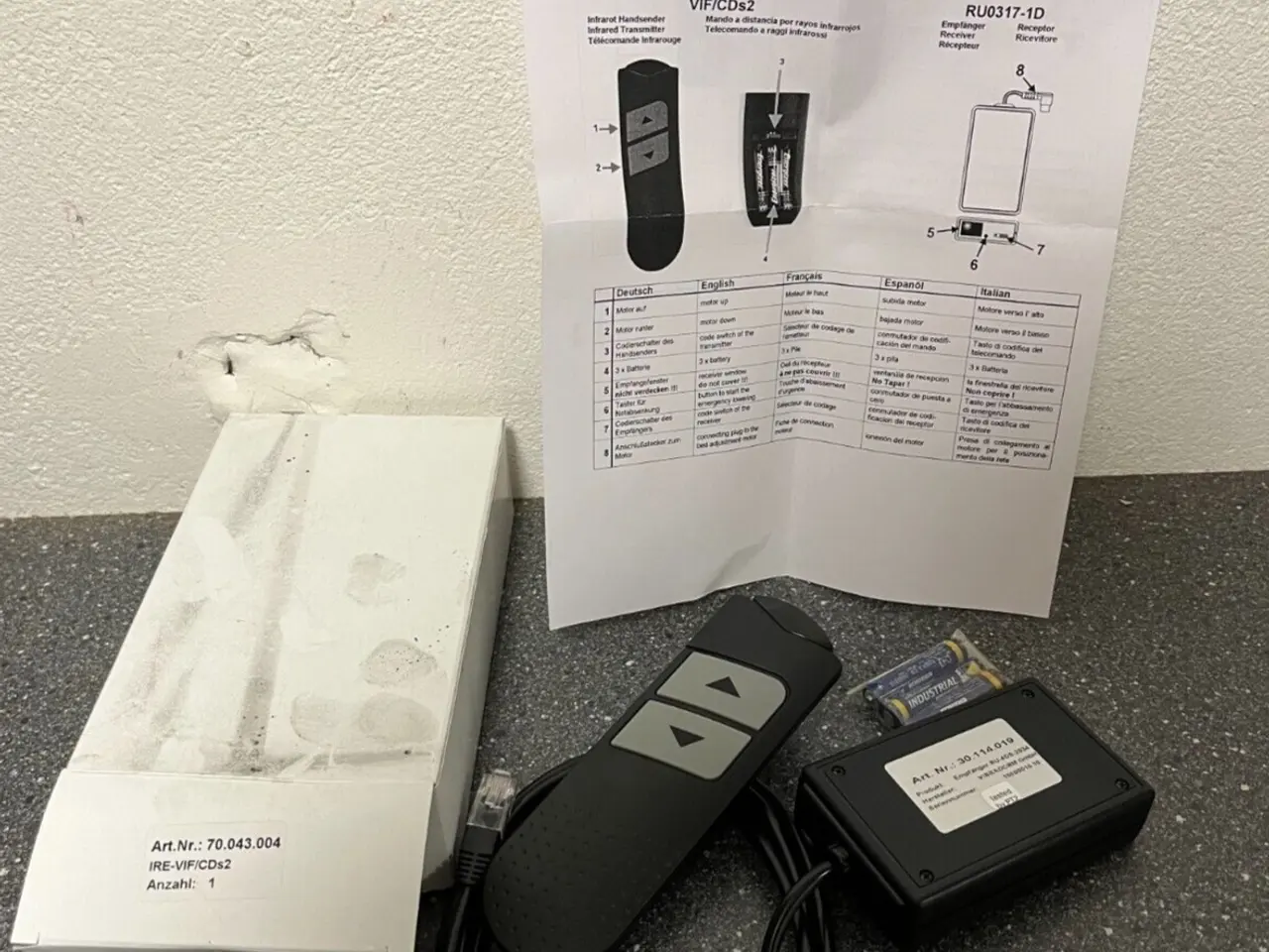 Billede 1 - VIBRADORM Infrared Remote Control System for Beds