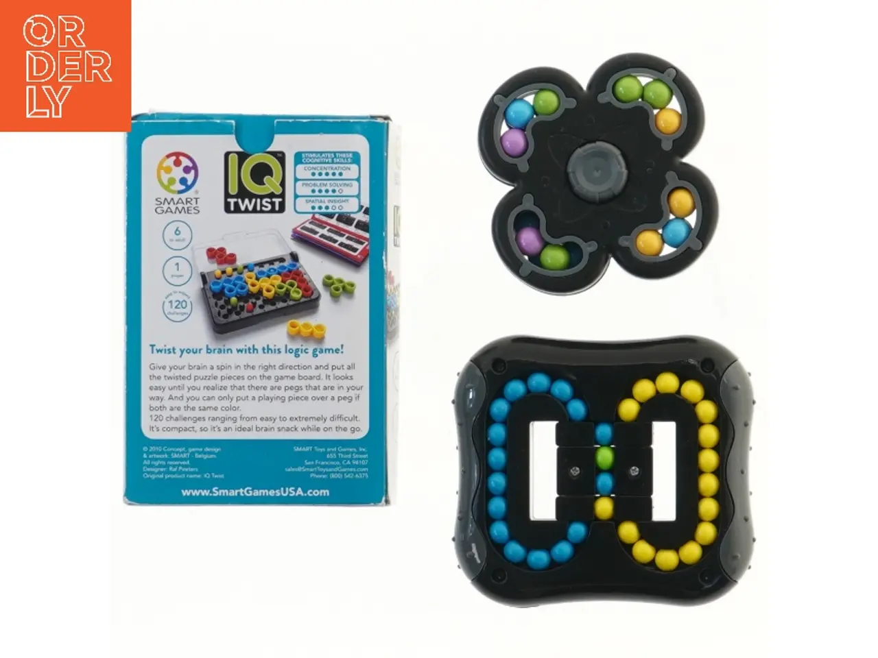 Billede 2 - SmartGames IQ Twist logikspil (str. 14,5x10 cm)