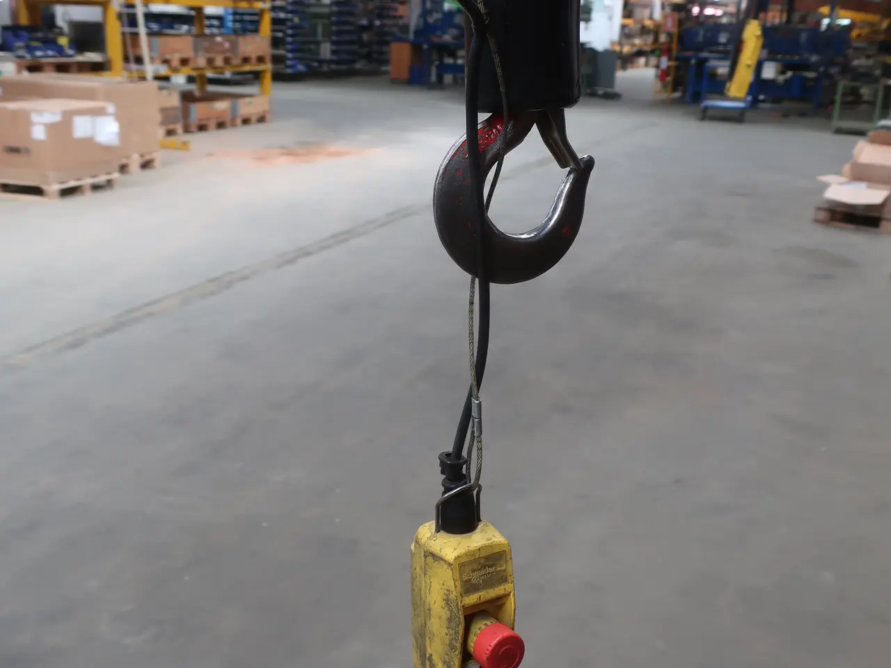 Billede 2 - Traverskran med el. kædetalje 1000 kg.