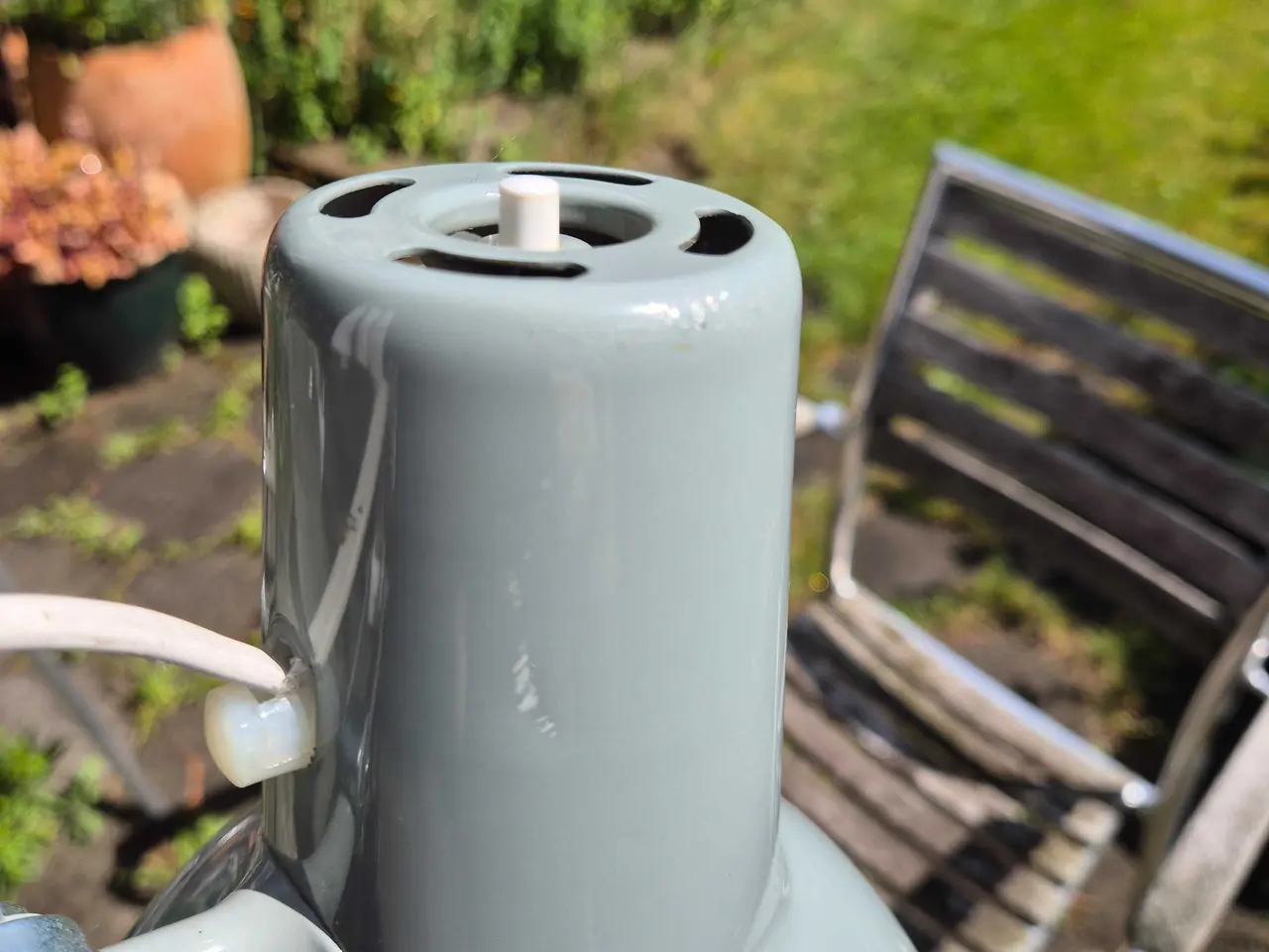 Billede 6 - Velholdt grå arkitektlampe med rækkevidde 