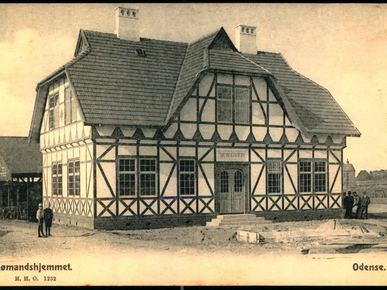 Billede 1 - Odense - Sømandshjemmet - H. H. O. 1232 - Ubrugt