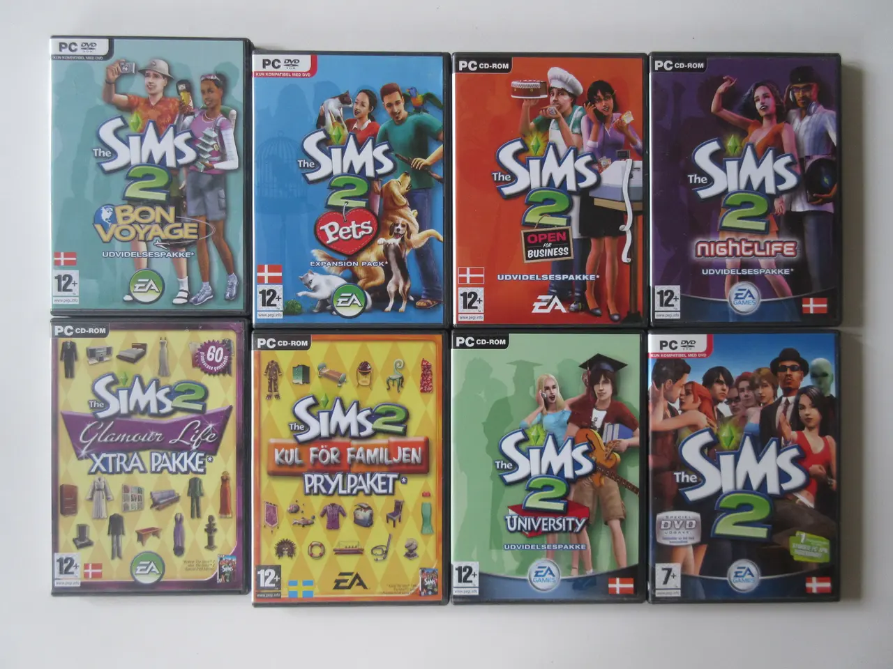 Billede 1 - The Sims 2 og 13 udvidelsespakker