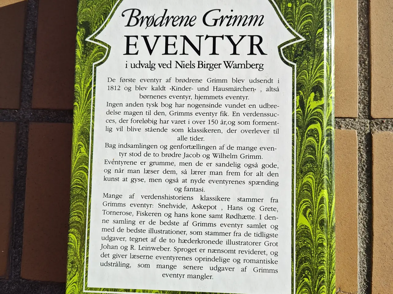 Billede 2 - Brødrene Grimm Eventyr BOG - Niels Birger Wamberg