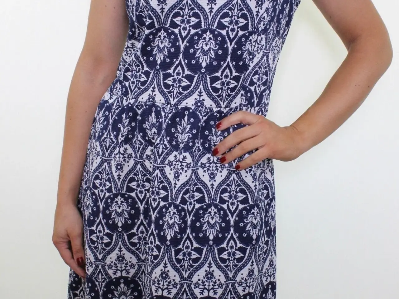 Billede 1 - kjole f.Dorethy Perk  m.Paisley print. str: 38-40.