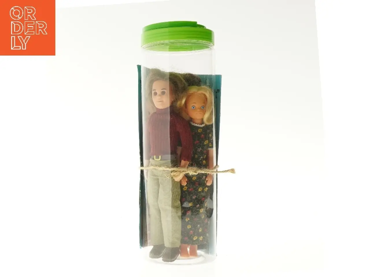 Billede 1 - Brio Dukkefamilie i plastikbeholder (str. 31 cm)
