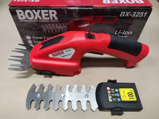 2i1 trimmer med indbygget opladeligt batteri.