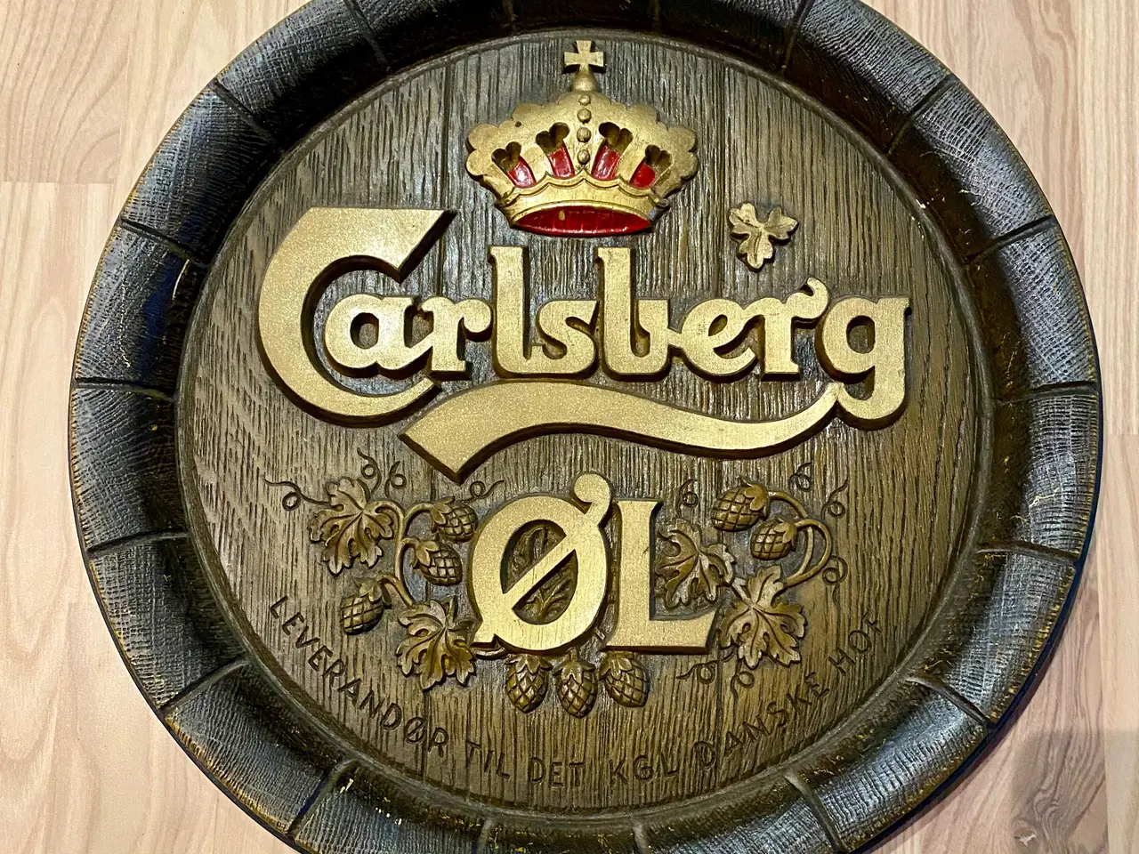 Billede 1 - Carlsberg øl skilt