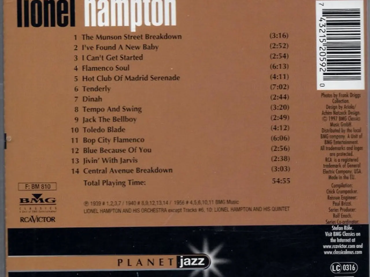 Billede 3 - Lionel Hampton – Planet Jazz – CD