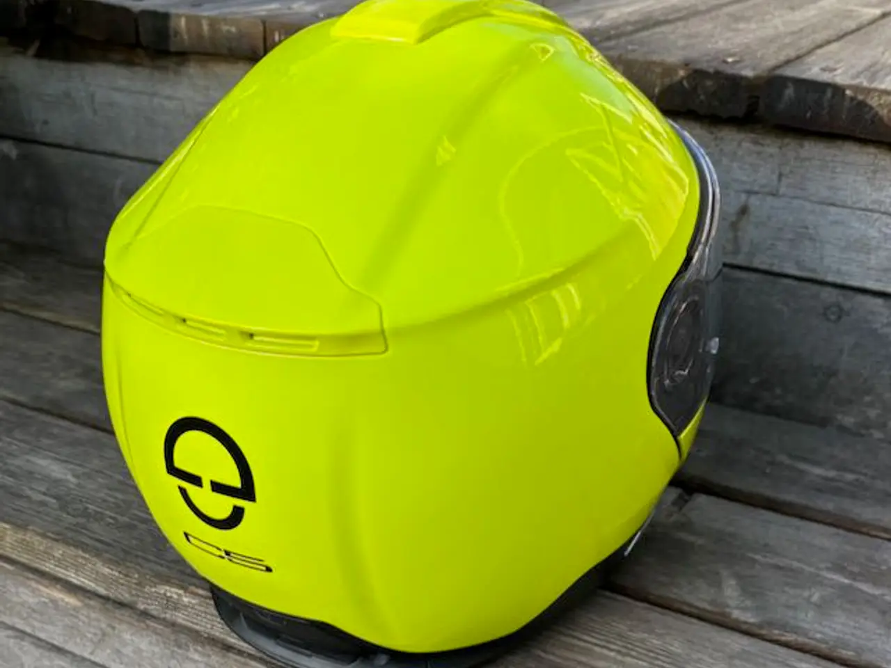 Billede 5 - SCHUBERTH C5 Fluo Yellow, Størrelse L / 59