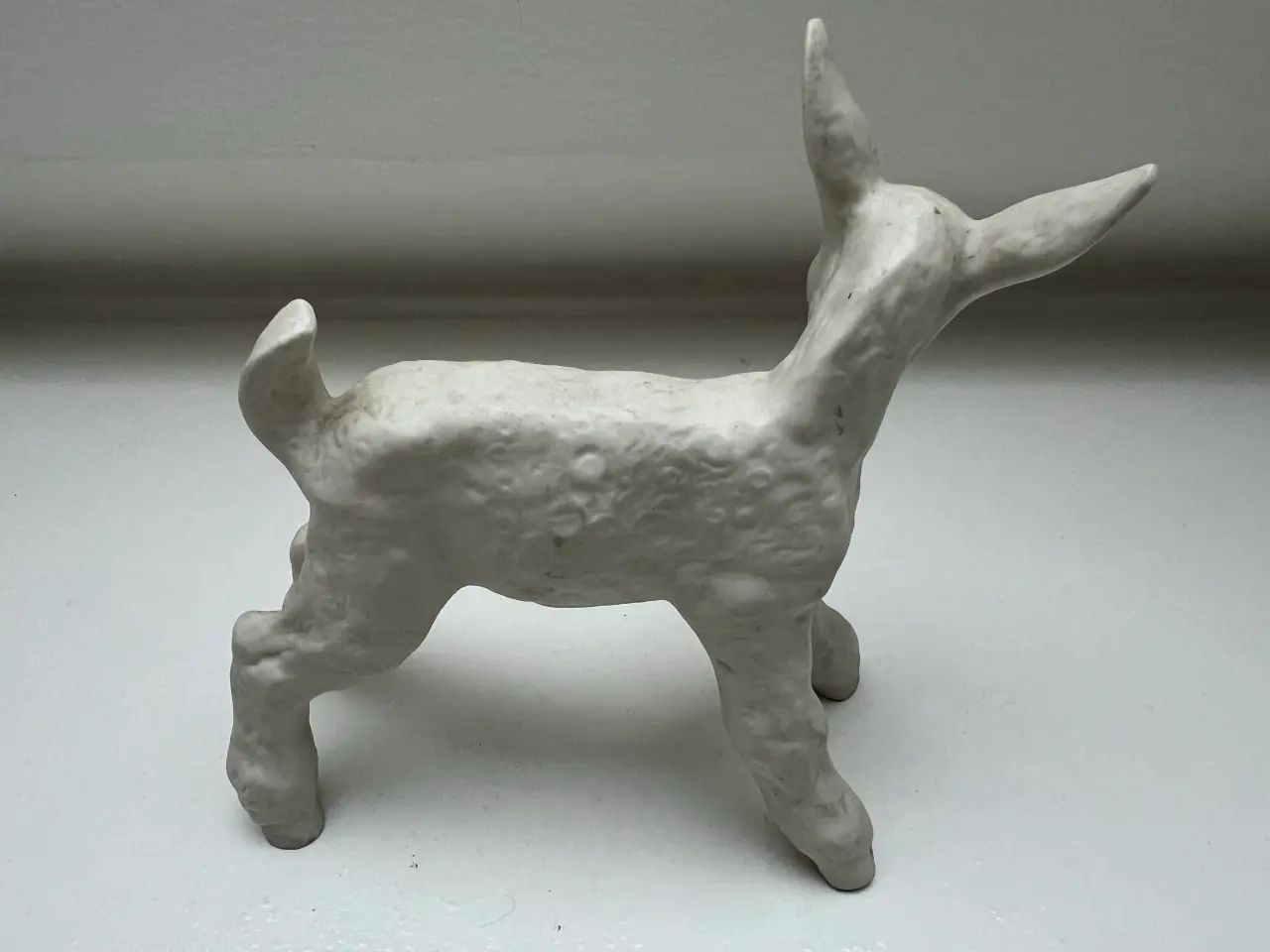 Billede 3 - Figur - Ged i porcelæn
