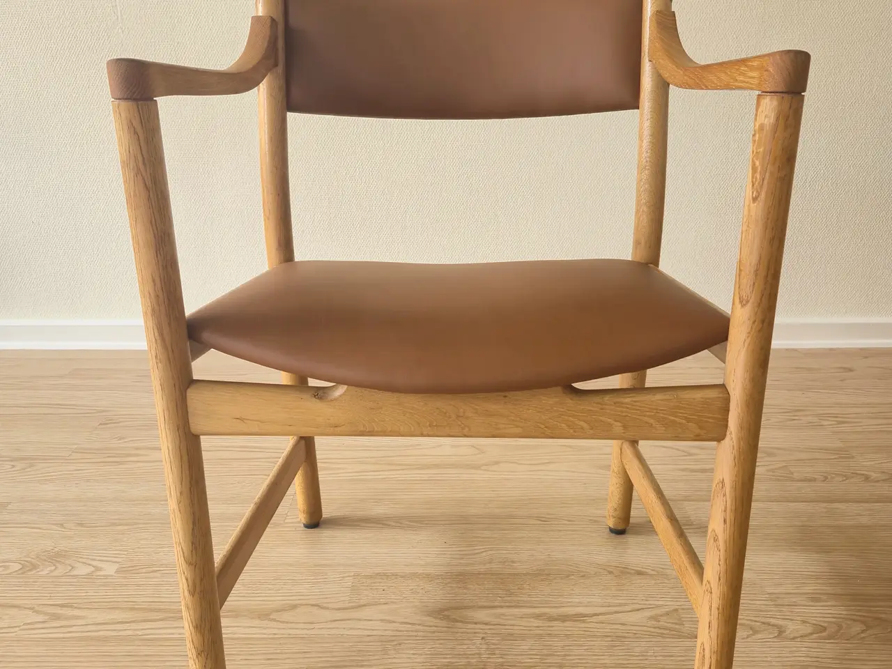 Billede 6 - 6 originale Wegner CH50 spisebordsstole i massiv e