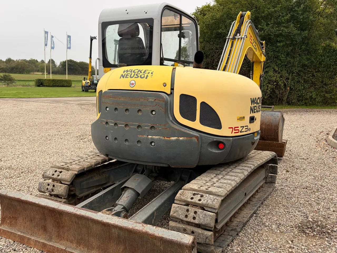 Billede 20 - Wacker Neuson 75z3 Med hurtigskifte og tilt samt 4 skovle