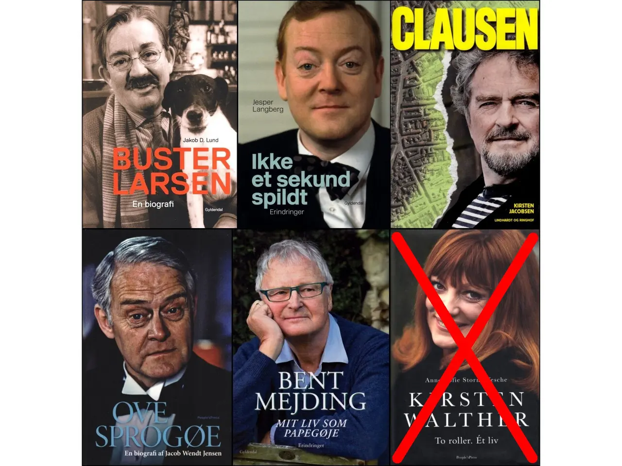 Billede 1 - 64 Skuespillerbiografier m.m.