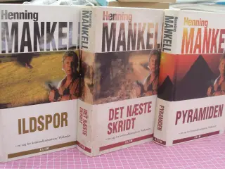 Wallander hardback bøger af Henning Mankell