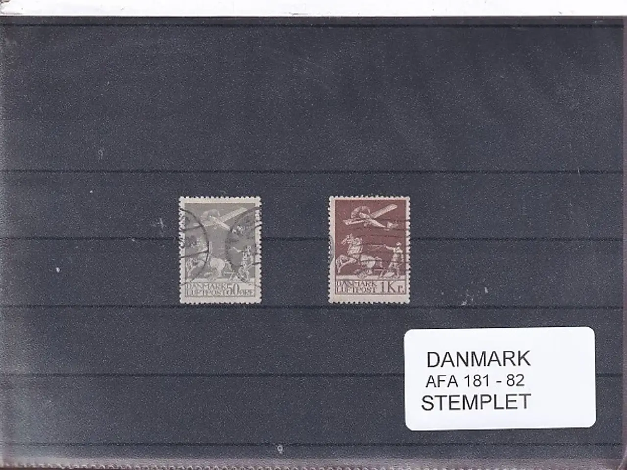Billede 1 - Danmark - AFA 181 - 82 - Stemplet