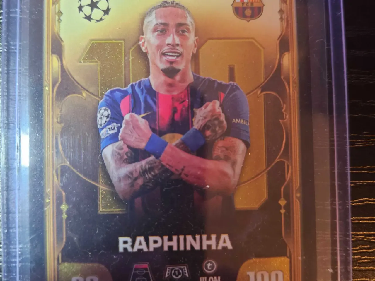 Billede 1 - Raphinha 100 Club Fodboldkort 