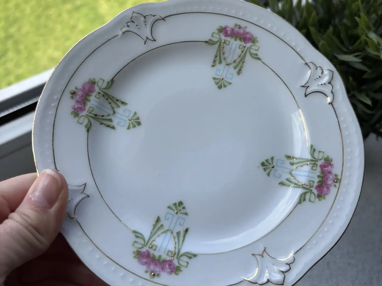 Billede 3 - Kaffestel med natur/blomster mønster 