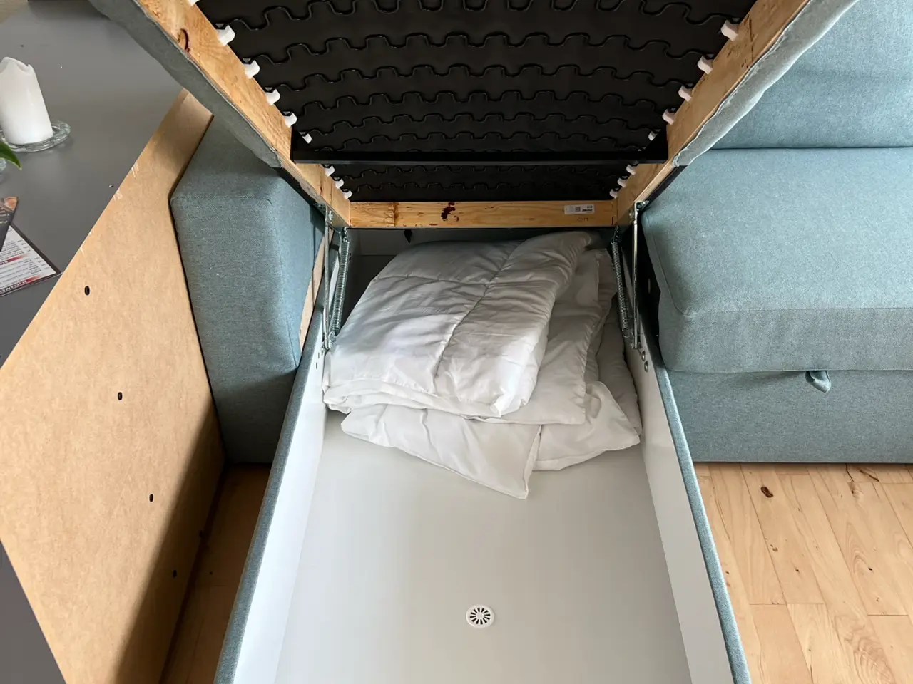 Billede 7 - Bårslöv 3 Pers. sovesofa med chaiselong