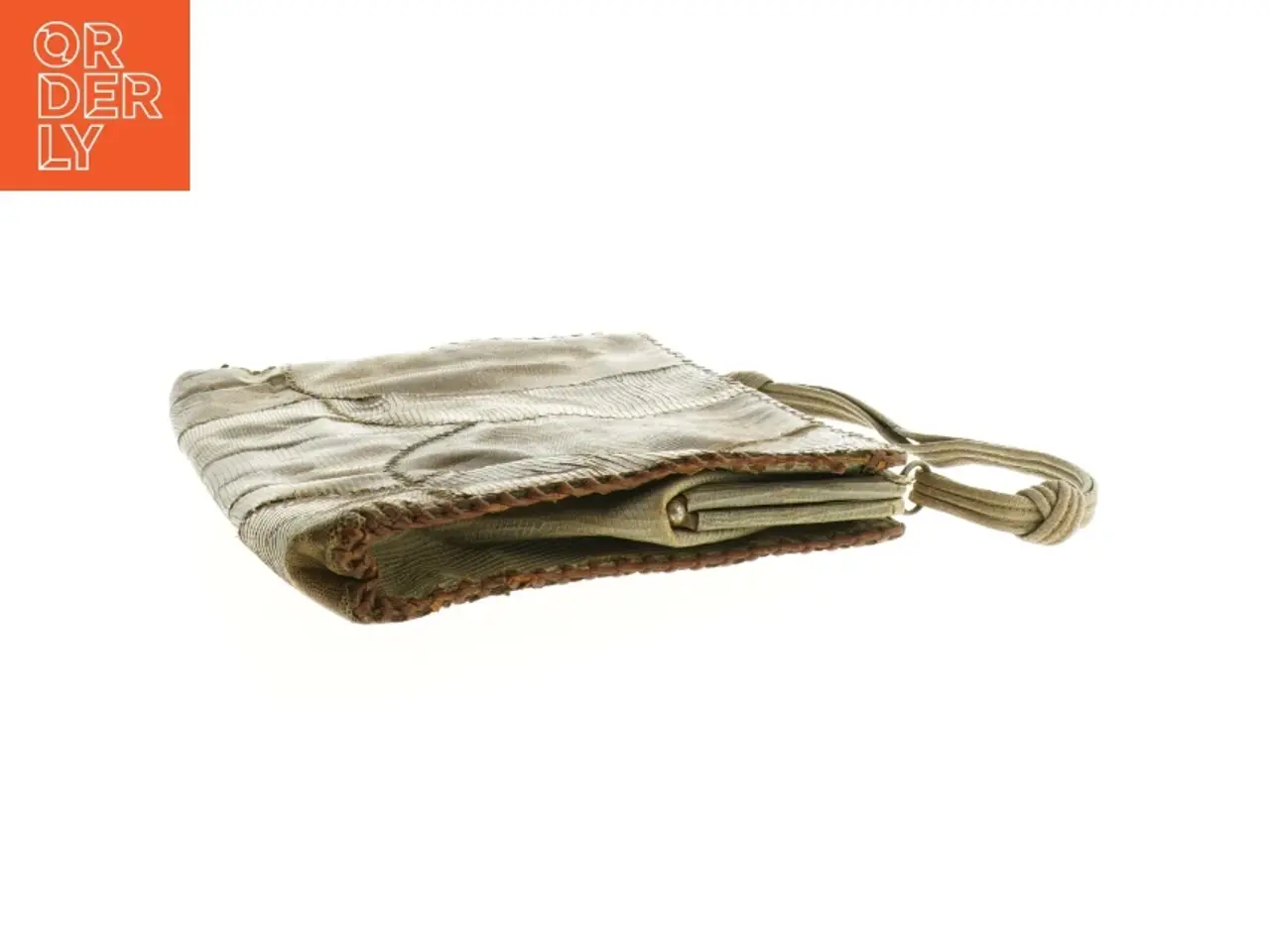 Billede 2 - Vintage taske af slangeskind (str. 27 x 17 cm)