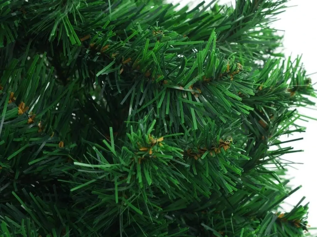 Billede 6 - Kunstigt juletræ med juletræsfod 210 cm 910 grene