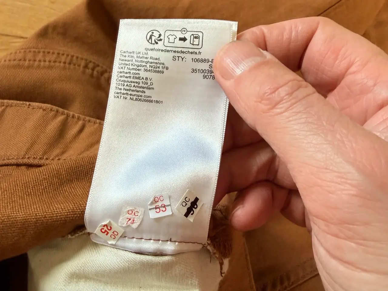 Billede 4 - Carhartt Rugged Flex bukser str 54 / 36 brun