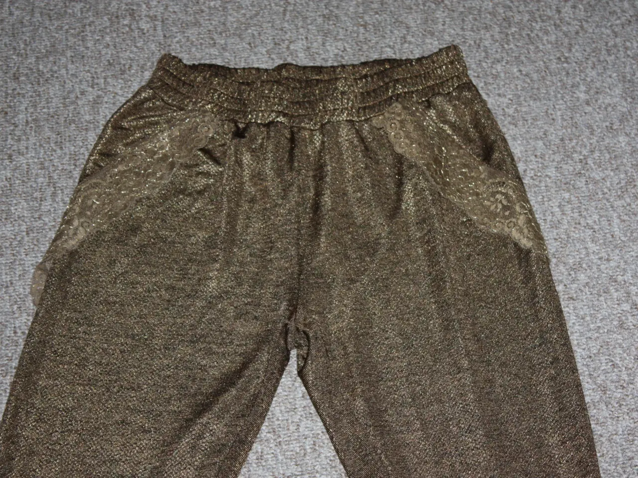 Billede 1 - Leggings fra Buch Copenhagen str. M bronze