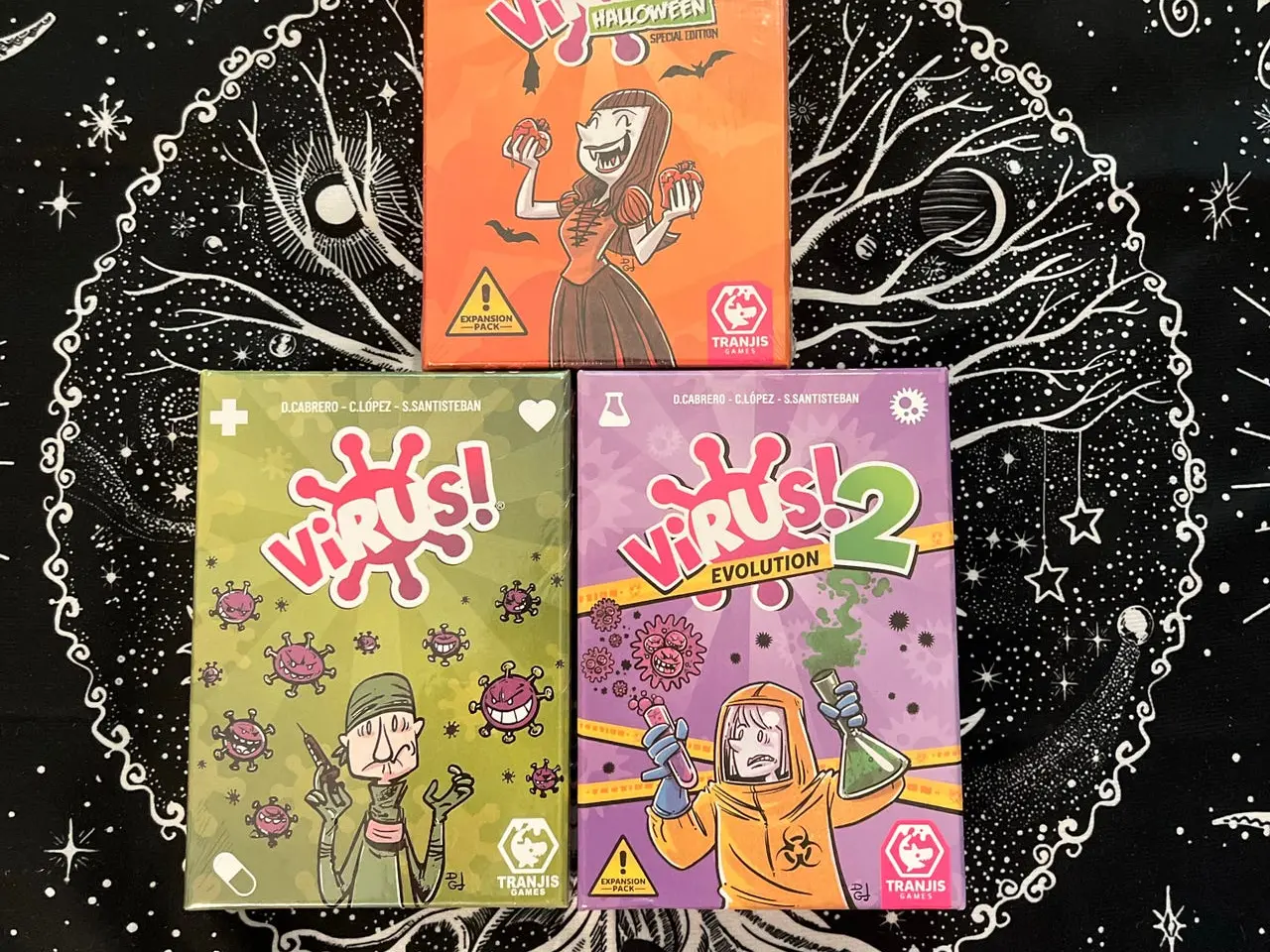 Billede 1 - Virus kortspil - 3 spil: Virus 1, Virus 2 Evolution og Halloween