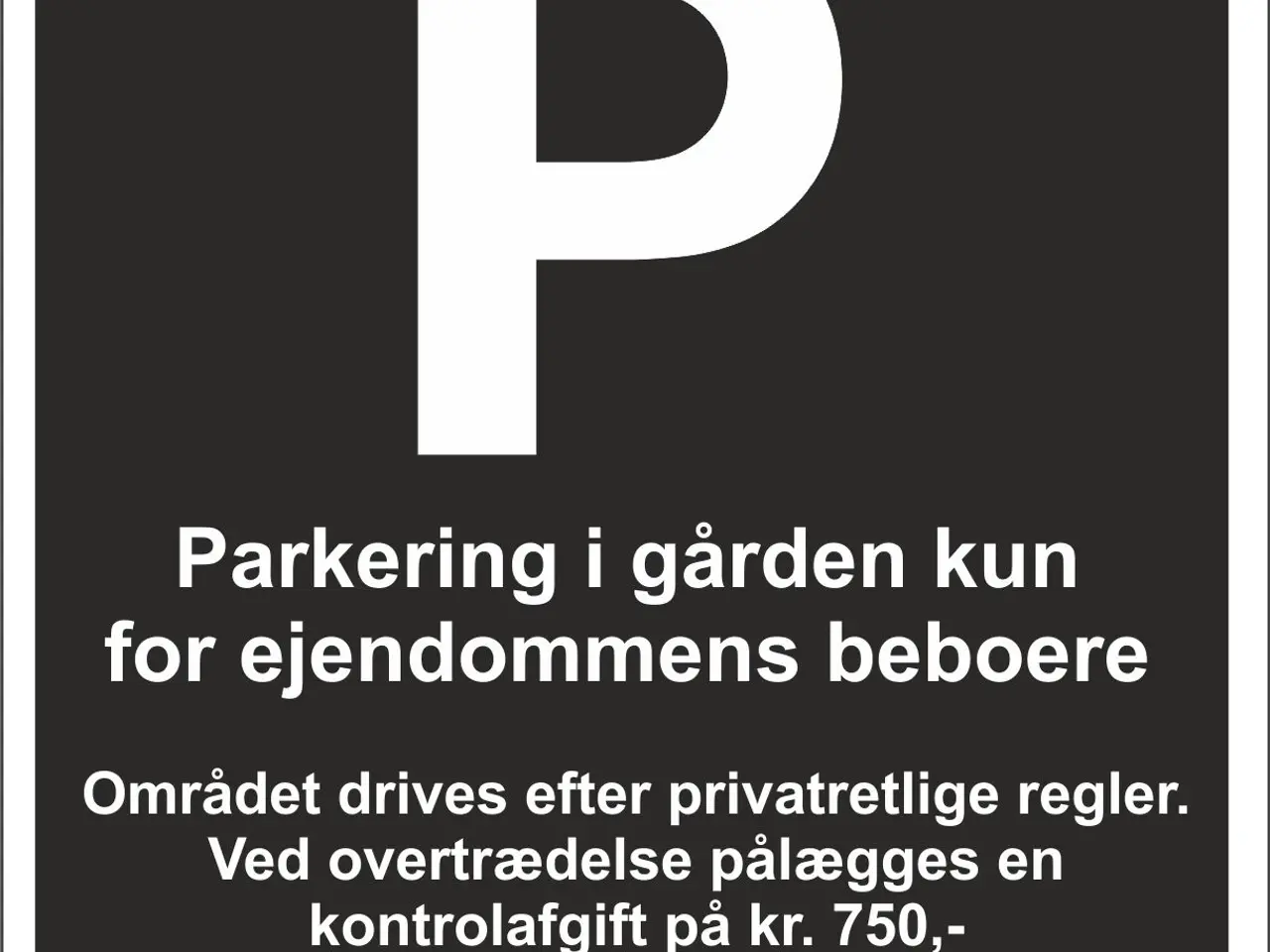 Billede 8 - Nye P-skilte med forskellige tekster