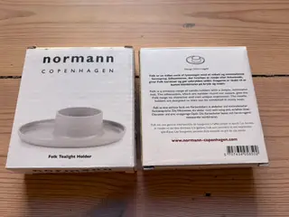 2 nye Folk lysestager fra Normann Copenhagen