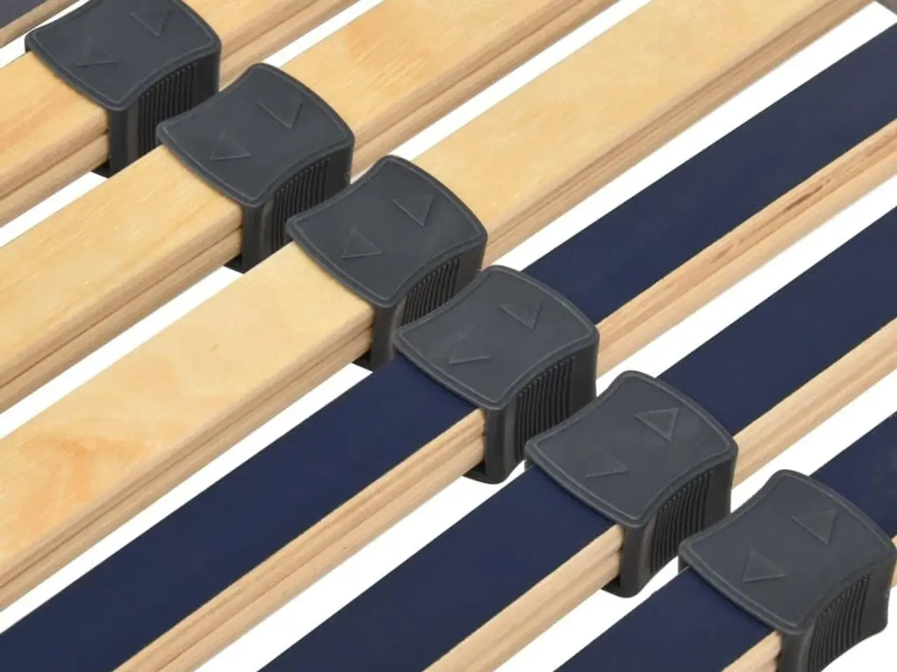 Billede 9 - Lamelbund med elevation - 42 lameller, 7 zoner, 90×200 cm