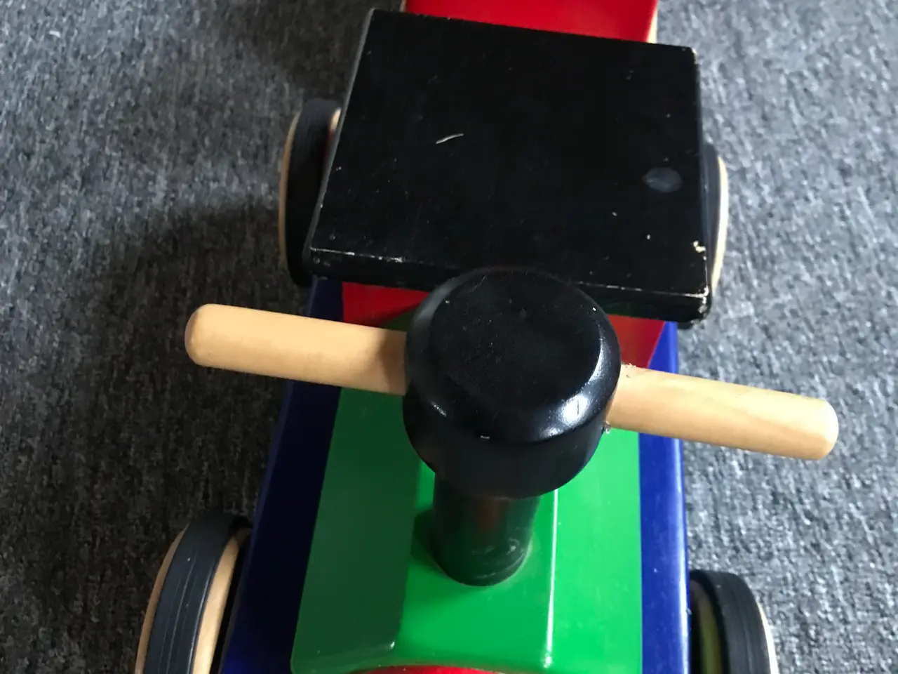 Billede 4 - Gåvogn, lokomotiv med vogn, John Crane Toys