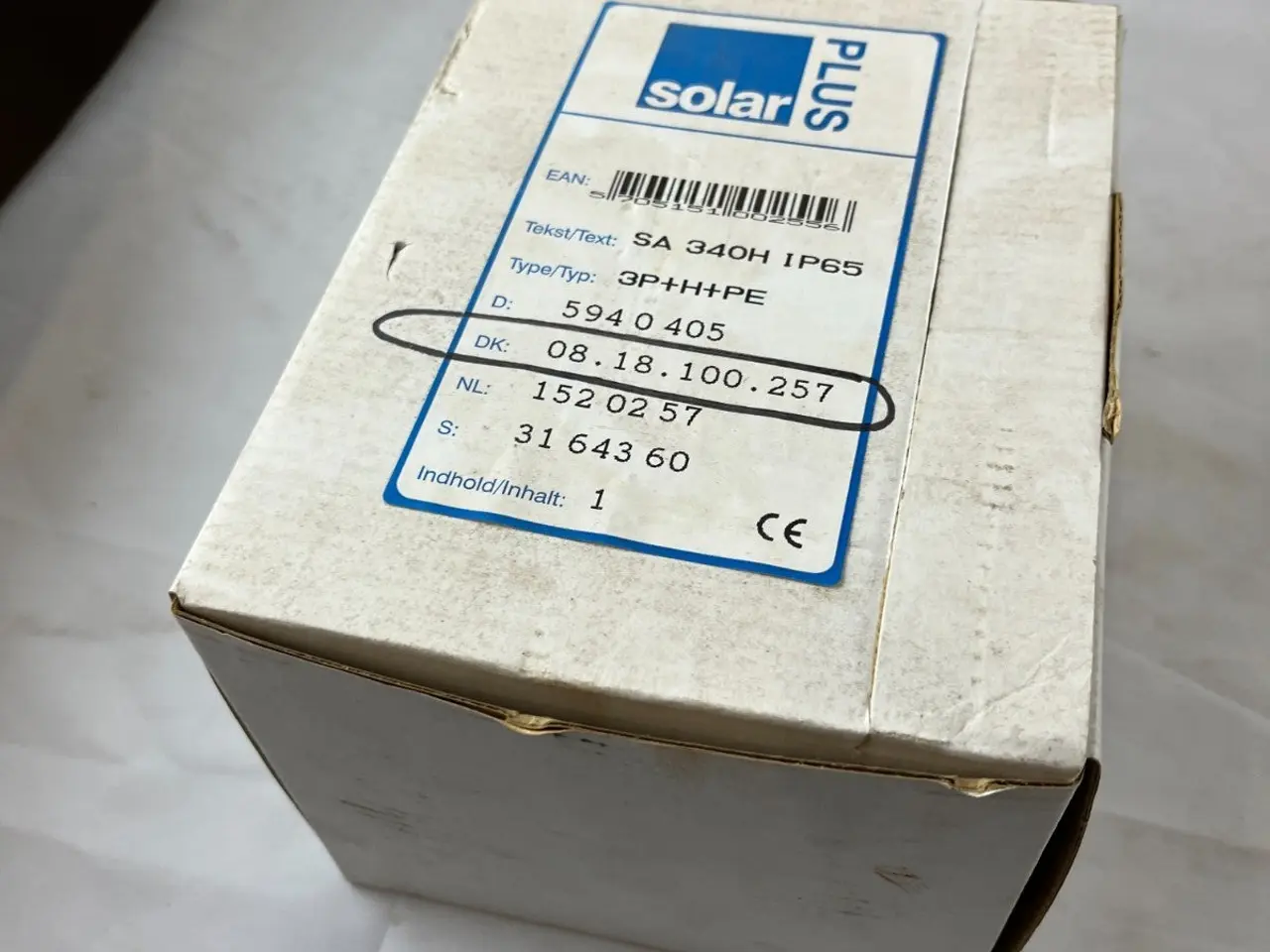 Billede 4 - Solar Plus SA340H IP65 Rotary Isolator kontakt