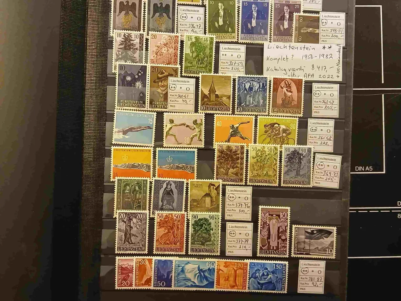 Billede 2 - Liechtenstein (40) Postfrisk ** samling fra 1956 t