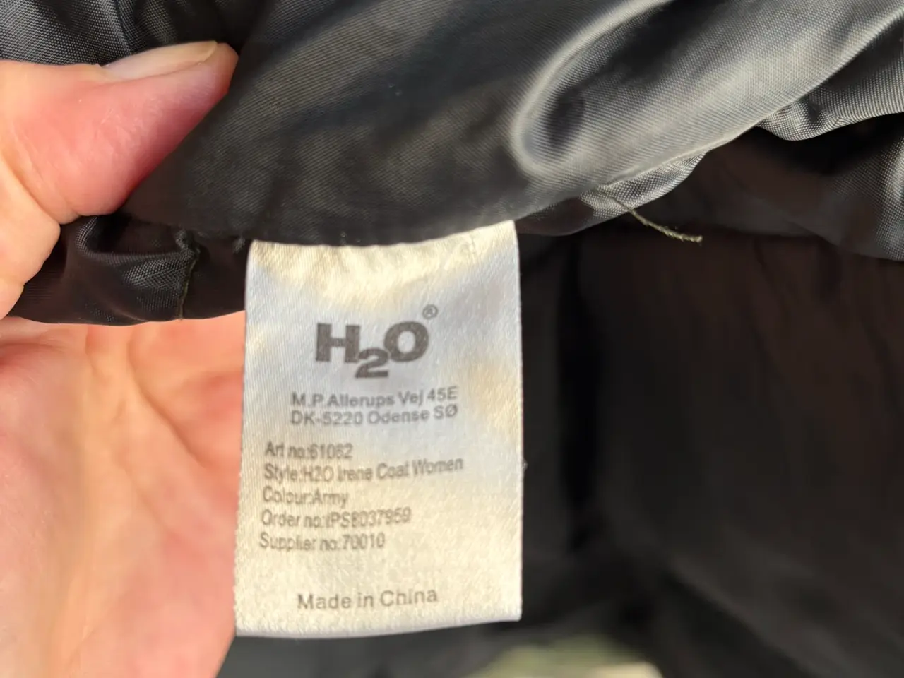 Billede 9 - H20 frakke olivengrøn