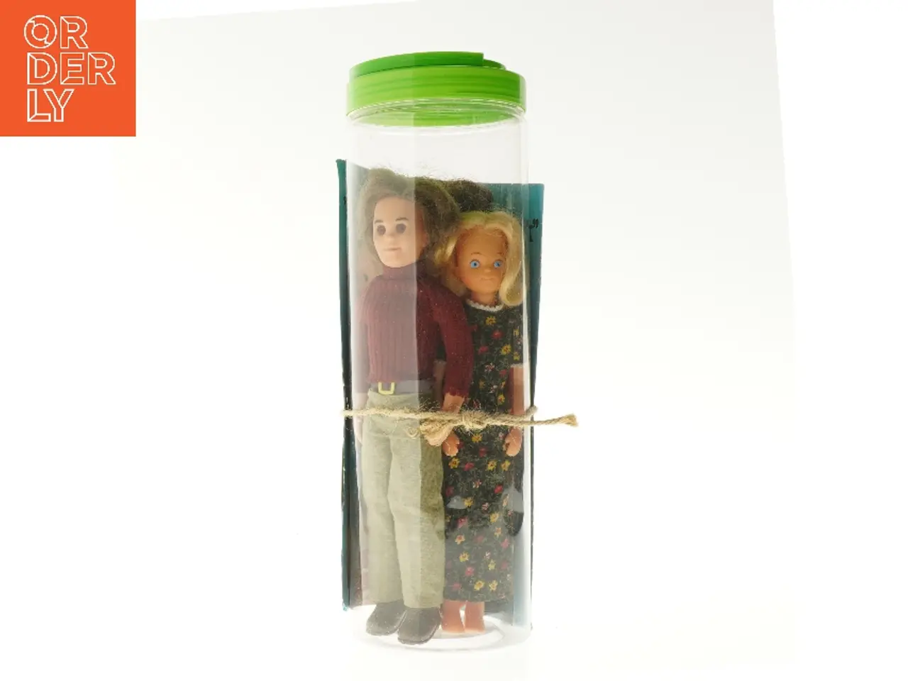 Billede 1 - Brio Dukkefamilie i plastikbeholder (str. 31 cm)