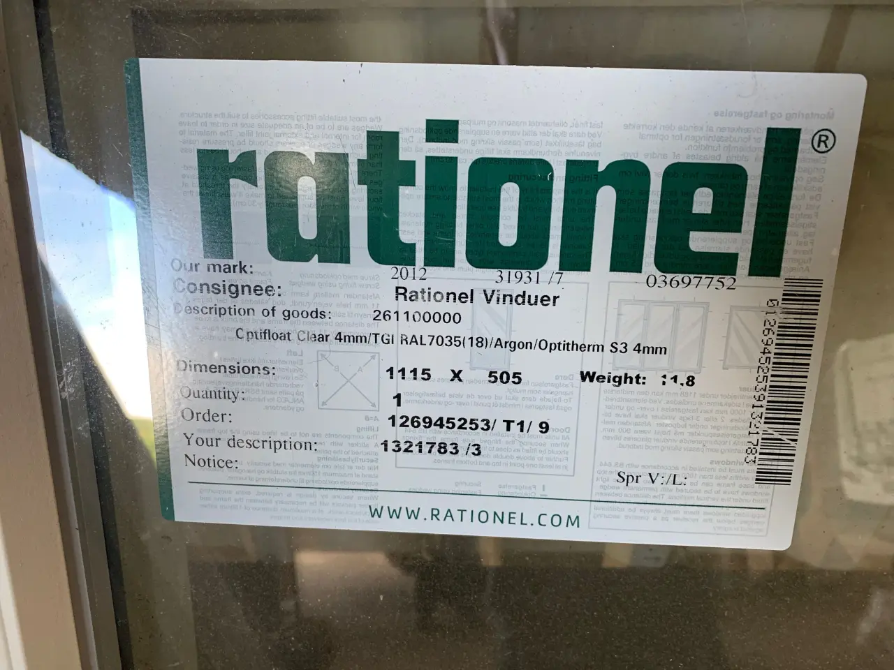 Billede 1 - Rationel vindu